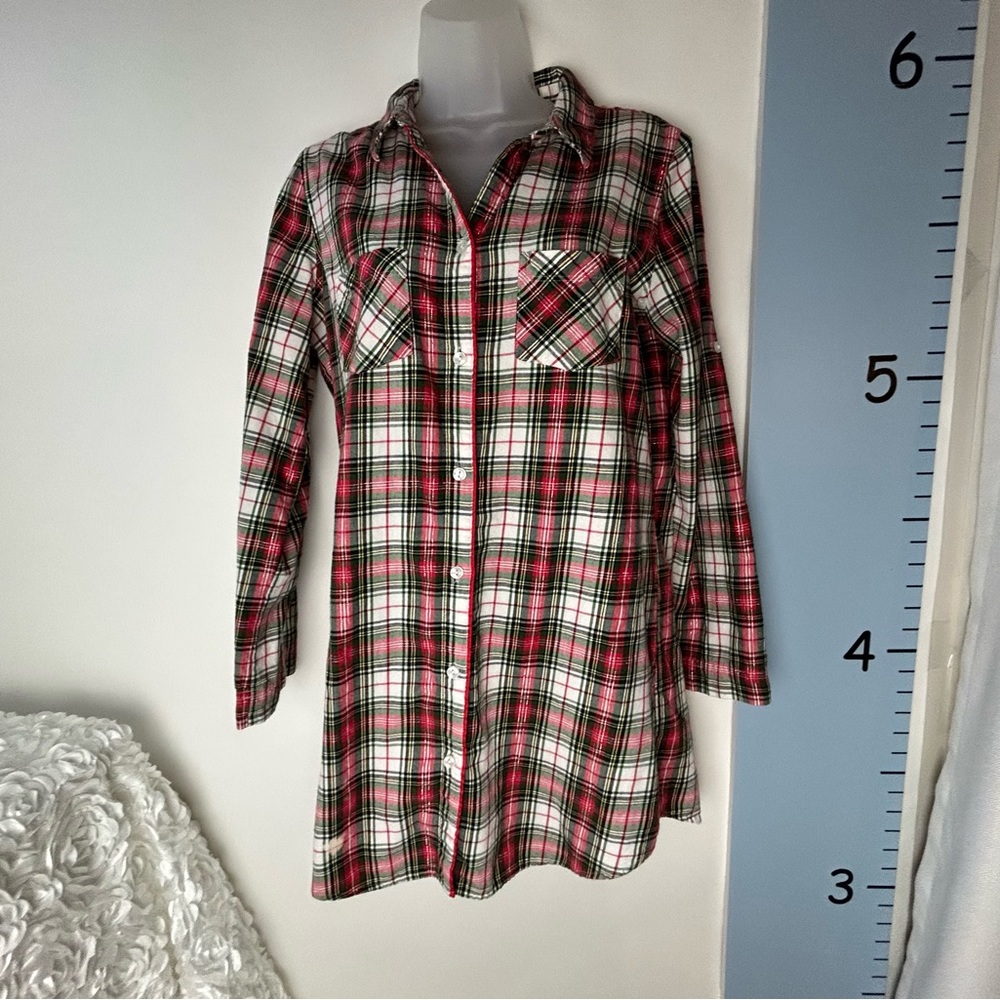Victoria's‎ Secret Red Plaid Sleep Gown S/P